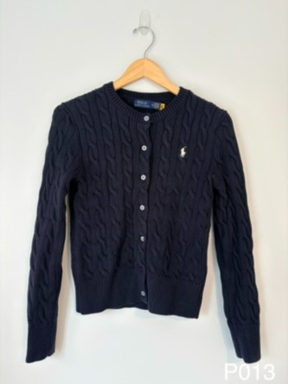 Polo Ralph Lauren Cable Knit Cardigan | Navy | M